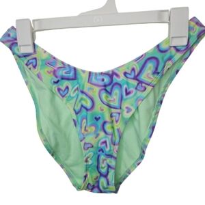 Front Scoop Waist Low Rise Ultra High Leg Cheeky Bikini Buttom Sweetheart Cute